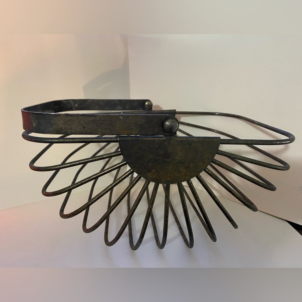 Vintage metal basket